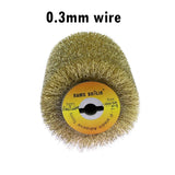 Meule abrasive fil acier