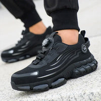 Chaussures de sécurité à bouton rotatif