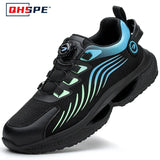 Chaussures de sécurité à bouton rotatif