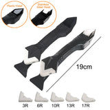 outils  de retrait de mastic en silicone