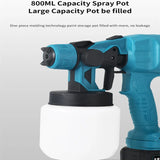 Pistolet pulvérisateur électrique sans fil, batterie 21 V