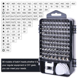 SET EMBOUTS DE TOURNE VIS +POIGNEE  115 PCS