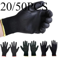 Lot de 20/50 gants de travail en nylon