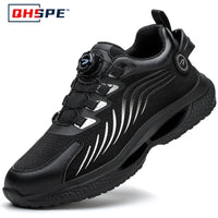 Chaussures de sécurité à bouton rotatif