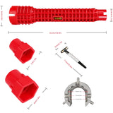Clé  universelle alliage d'aluminium, outils de réparation de robinet