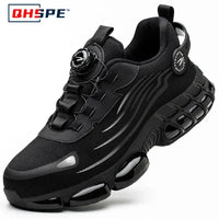Chaussures de sécurité à bouton rotatif