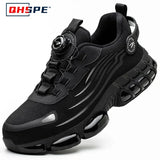 Chaussures de sécurité à bouton rotatif