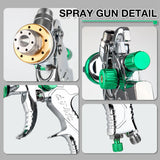 Pistolet peinture pneumatique