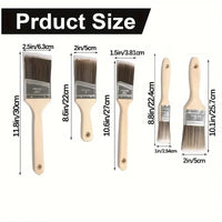 Lot de 5 pinceaux laqu