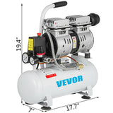 Compresseur d'air silencieux VEVOR 9L