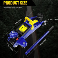 Cric hydraulique en acier 2 tonnes