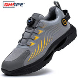 Chaussures de sécurité à bouton rotatif