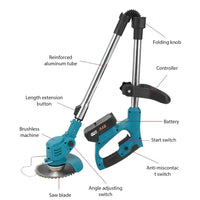 Debroussailleuse électrique pour batterie Makita 21 V